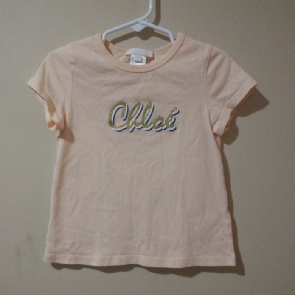 Chloe Short Sleeve Logo Tee 4t